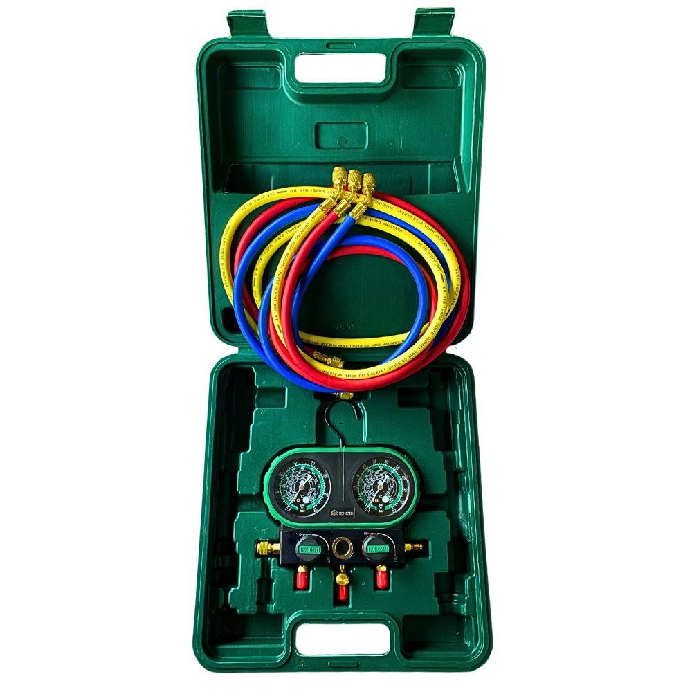 conjunto manifold r22 / r134a / r404a / r410a- hongsen
