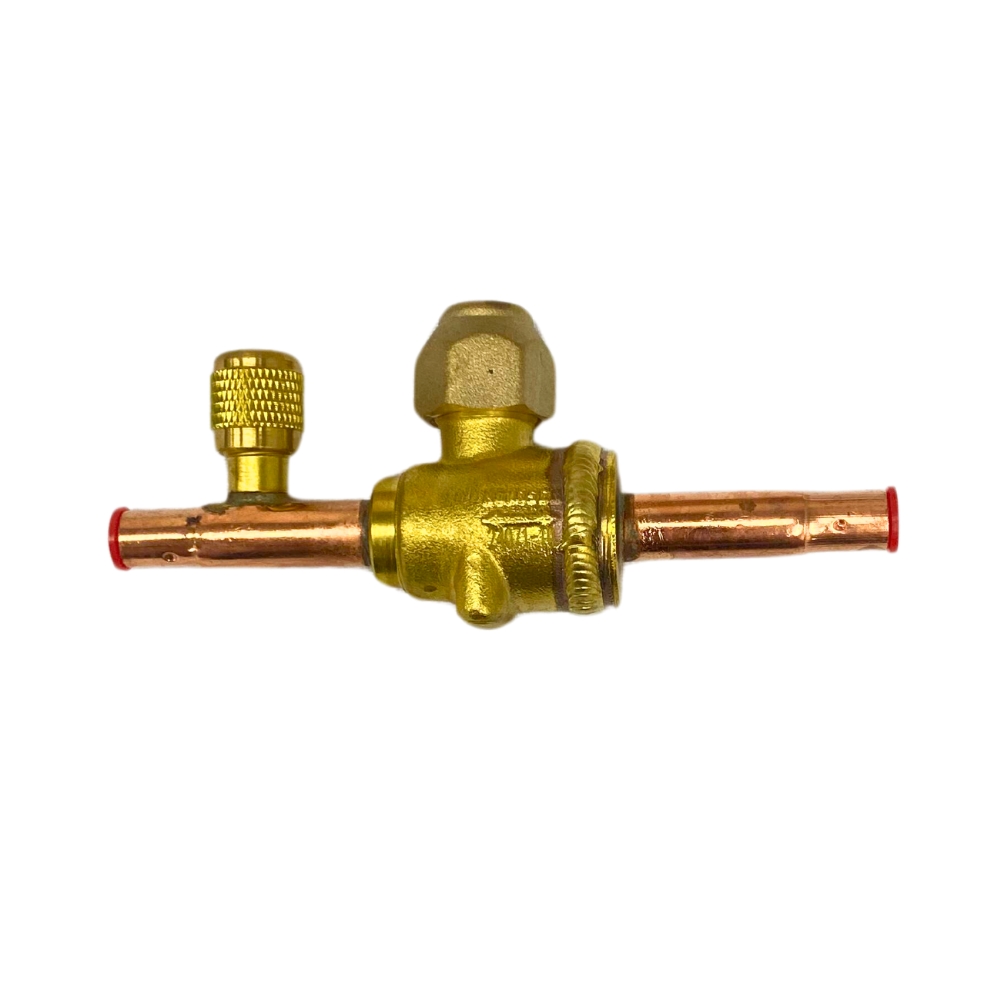 valvula gbc esfera com schrader  1/4 solda 