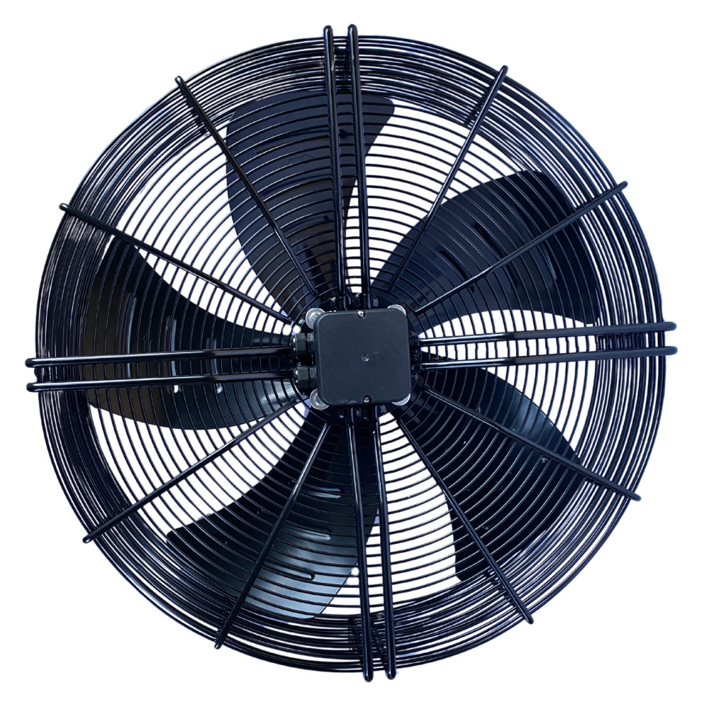 ventilador axial 630mm 5 pás 11300 m³/h 220/380v trif. 4 p (motor 1131w)