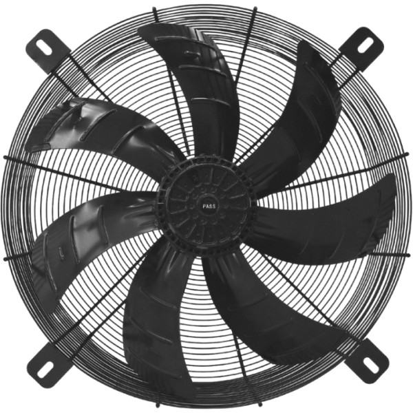 ventilador axial 630mm 7 pás 16500 m³/h 220v/380v trif. 6 p (motor 1487w)